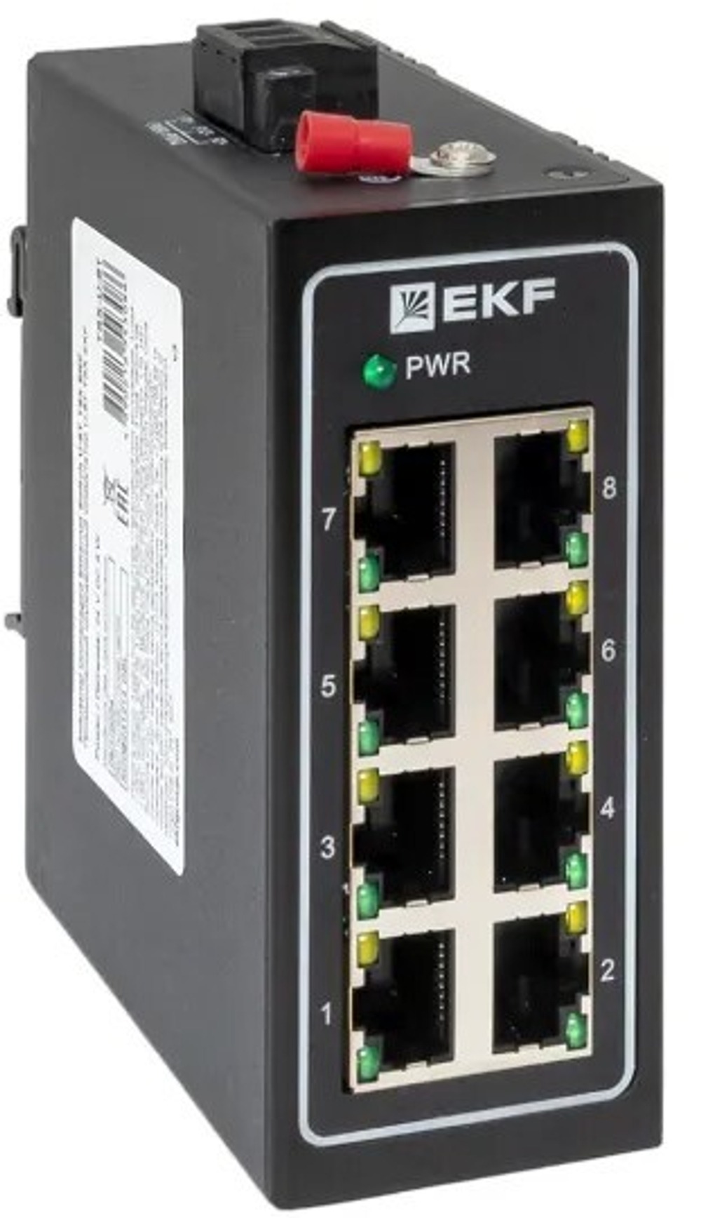 Коммутатор промышленный неуправляемый EKF TSX-U-8T