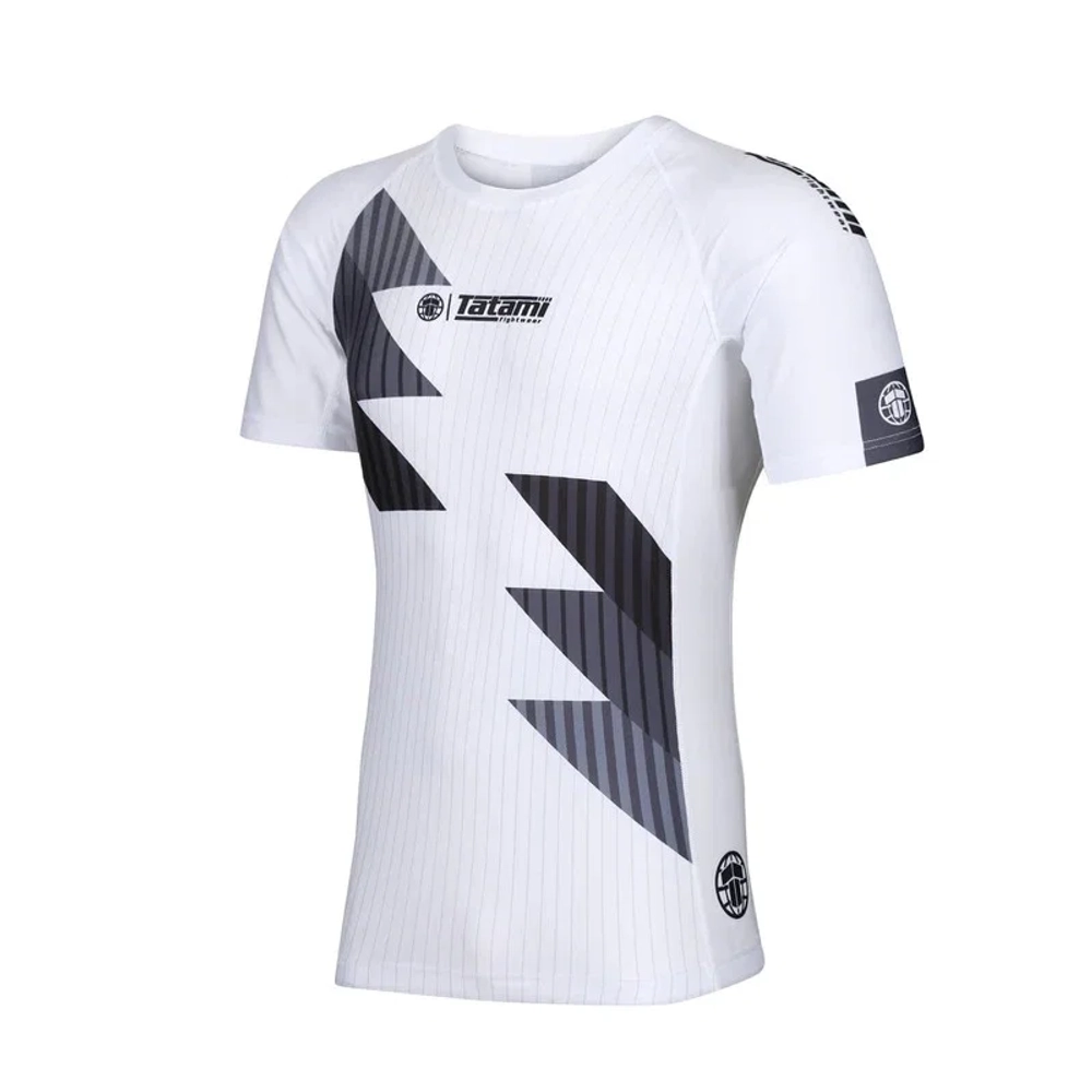 Рашгард Tatami Abstract - бело-чёрный