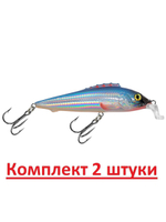 Воблер Минноу ЕРШ SR 75mm, цвет 124, 2 штуки