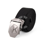 Ремень СЛЕДОПЫТ Знак Качества текстиль черный