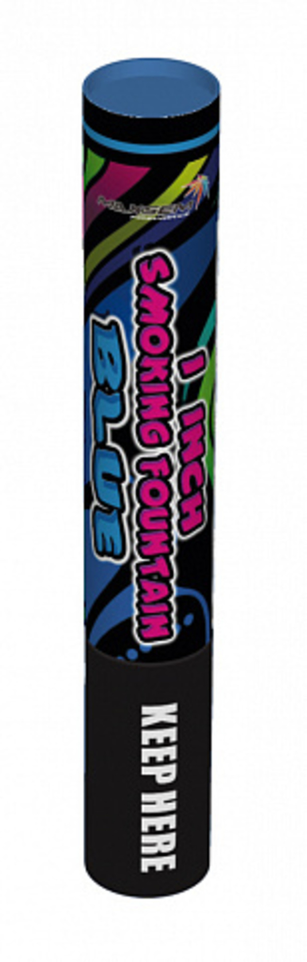 Факел дымовой "SMOKING FONTAIN" синий