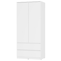 Шкаф двухстворчатый Симпл ШК-03, белый