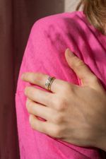 Кольцо битое M с латунью