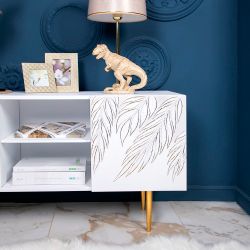 Тумба под ТВ Тропик 117см Стайл Айс Голд