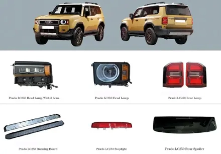 Запчасти и фары для Toyota Land Cruiser Prado VX 250 LC250 2024+ Тойота крузер крузак прадо обвес аксессуары
