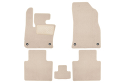 Коврики в салон для GEELY Monjaro 2022-, кроссовер, 5шт. (текстиль, бежевые) KLEVER0407503022112KH
