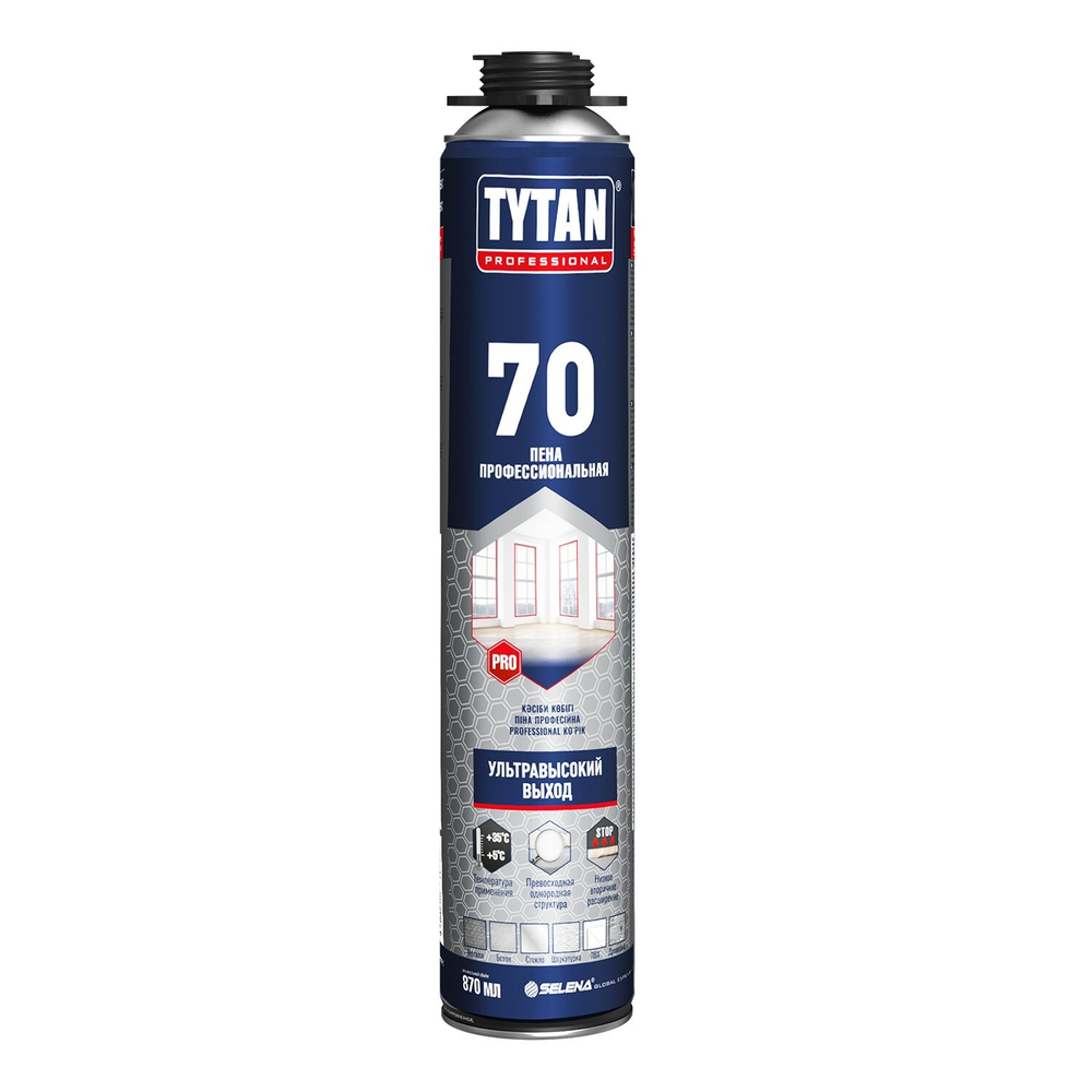 Пена ПРОфессиональная "TYTAN Professional 70" 870мл