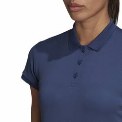 Женское поло Adidas W Club 3 Stripes Polo - Фиолетовый