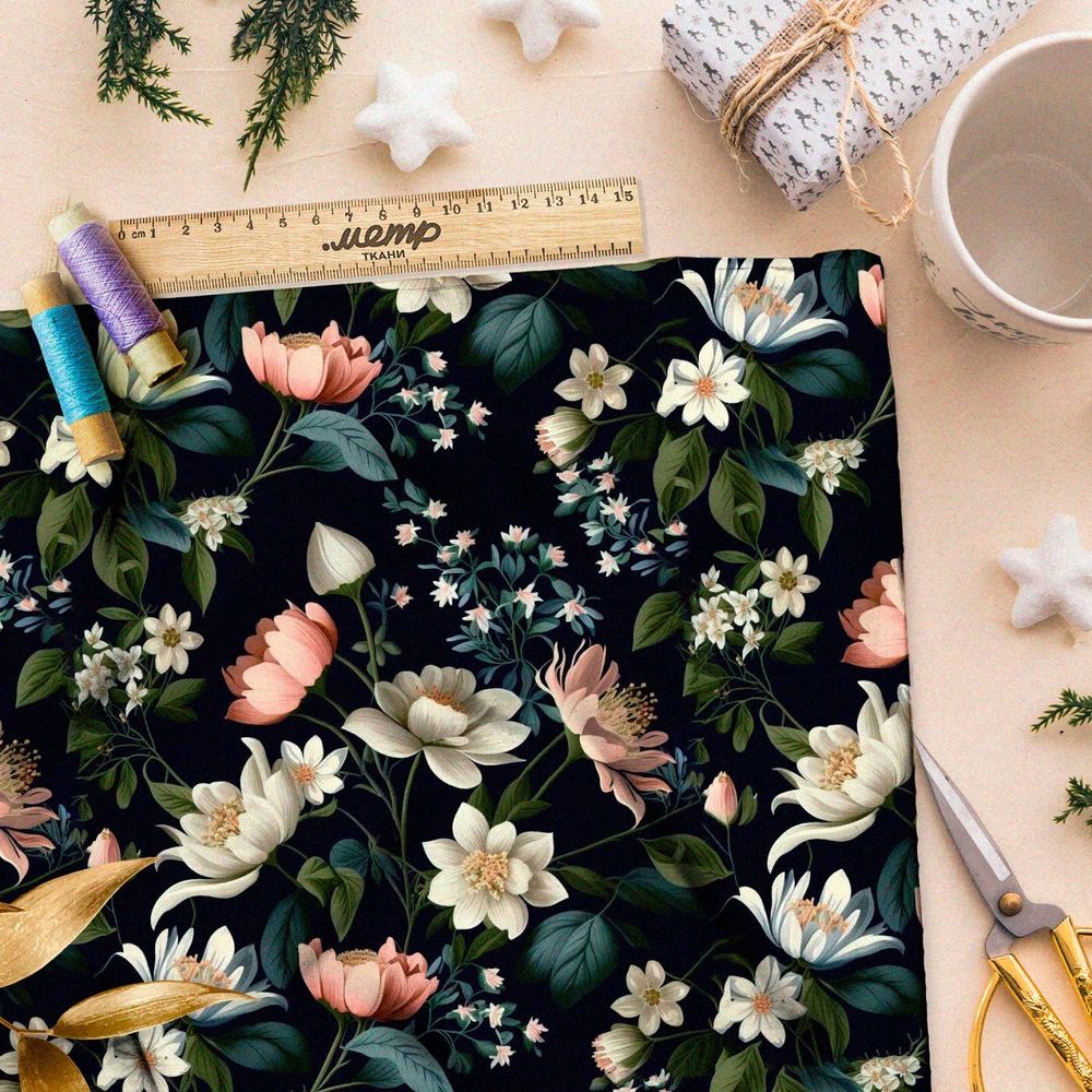 Ткань премиум Оксфорд 600D чарующие танцы