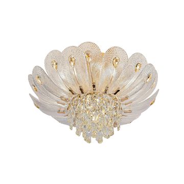 Потолочная хрустальная люстра 7*Е14 5048/7 золото Paroti Odeon Light