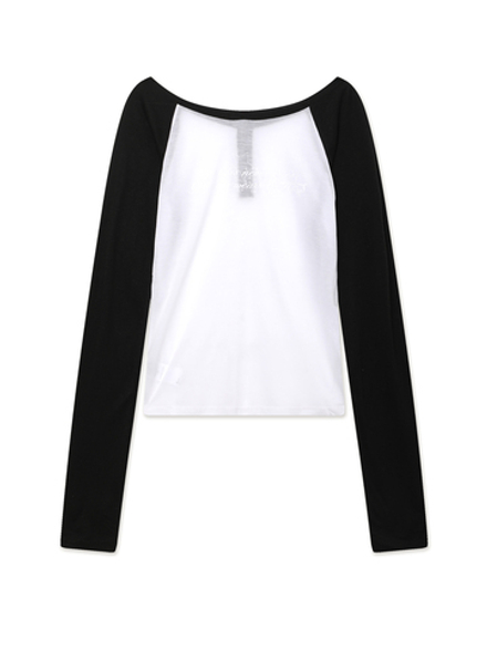 Женский Лонгслив Henley Raglan