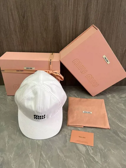 Бейсболка MIU MIU джинсовая