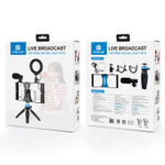 Клетка PULUZ Smartphone Led Ring selfie light kits для смартфона