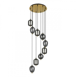 Каскадная люстра Arte Lamp Freddie A2231SP-9PB