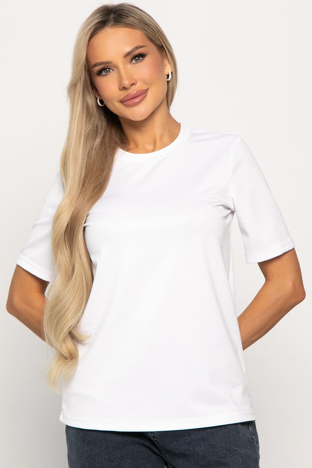 Футболка базовая (белая) Б14943-10М LT Collection