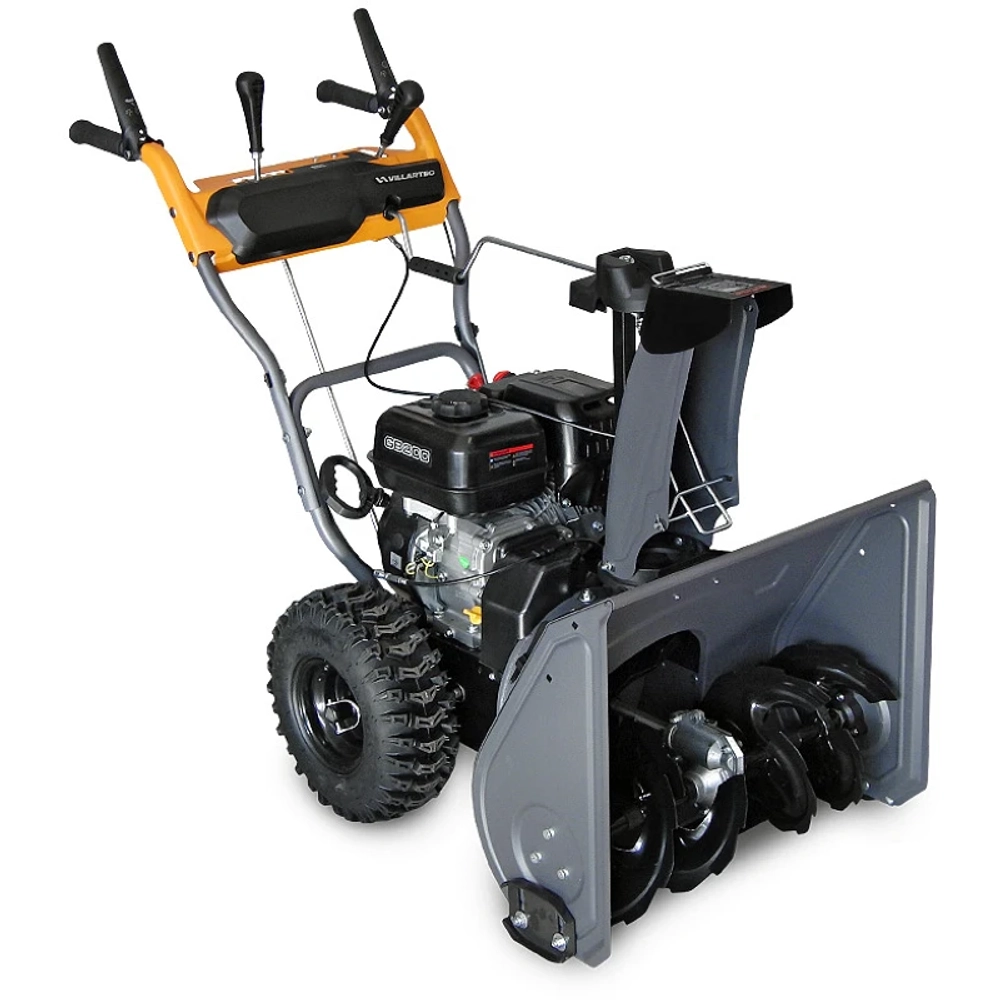 VILLARTEC WB5561P снегоуборщик бензиновый 5.5 л.с, ковш 61 см, выброс 11 м, 4 вперед/1 назад