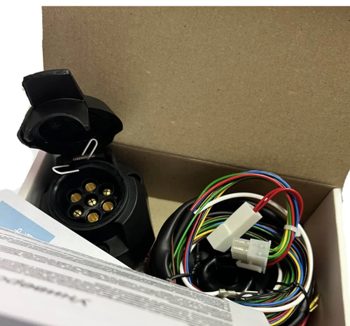 Комплект штатной электрики для фаркопа 7-pin Skoda Octavia A7 лифтбек 2013-2017 с блоком 7.2 (premium) - КонцептАвто KA SC 72 102 209