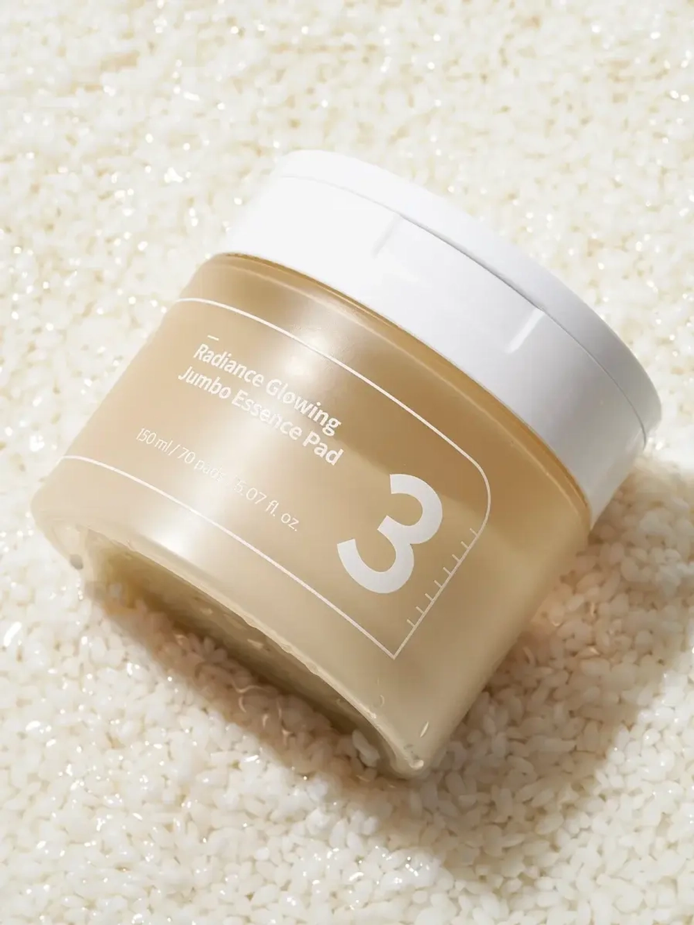 Numbuzin Питательные тонер-пэды для ровного тона и сияния кожи No.3 Radiance Glowing Jumbo Essence Pad 70 шт