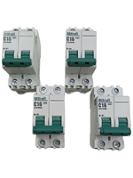 автоматический выключатель 2п 16А тип С 4,5кА серия ВА-101 DEKraft 4шт