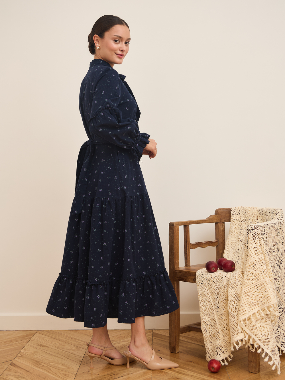 Платье на завязках