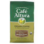 Cafe Altura, Organic Coffee, смесь для завтрака, цельные зерна, средняя обжарка, 283 г (10 унций)
