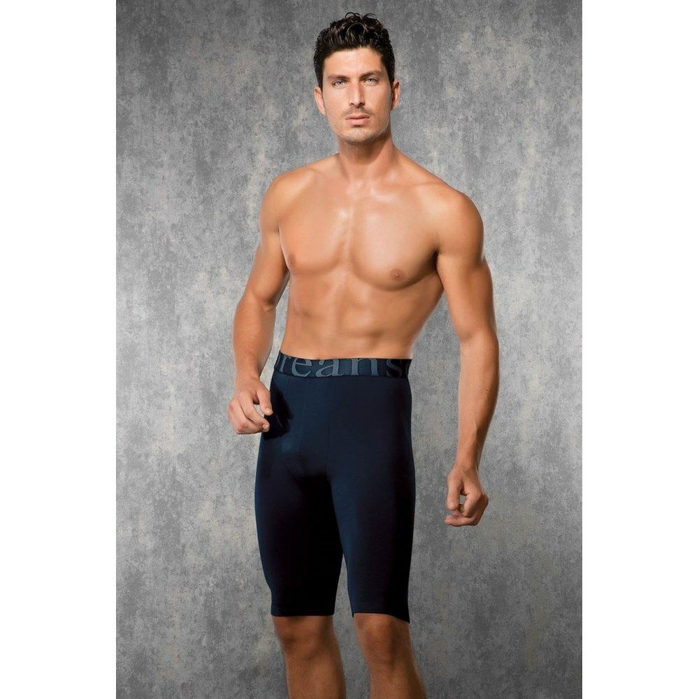 Мужские трусы боксеры удлиненные темно-синие Doreanse 1785 Navy