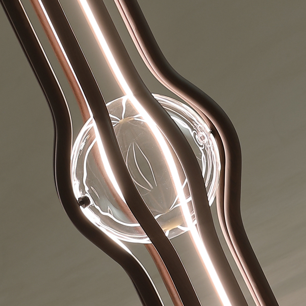 Напольный светильник MJ60911F/B nut-brown