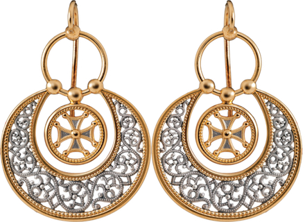 Серьги-лунницы