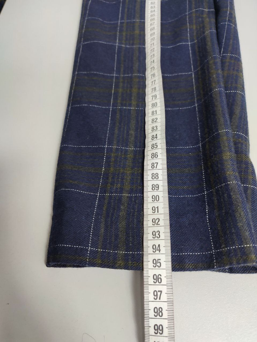 Брюки шерстяные в клетку 44 размер