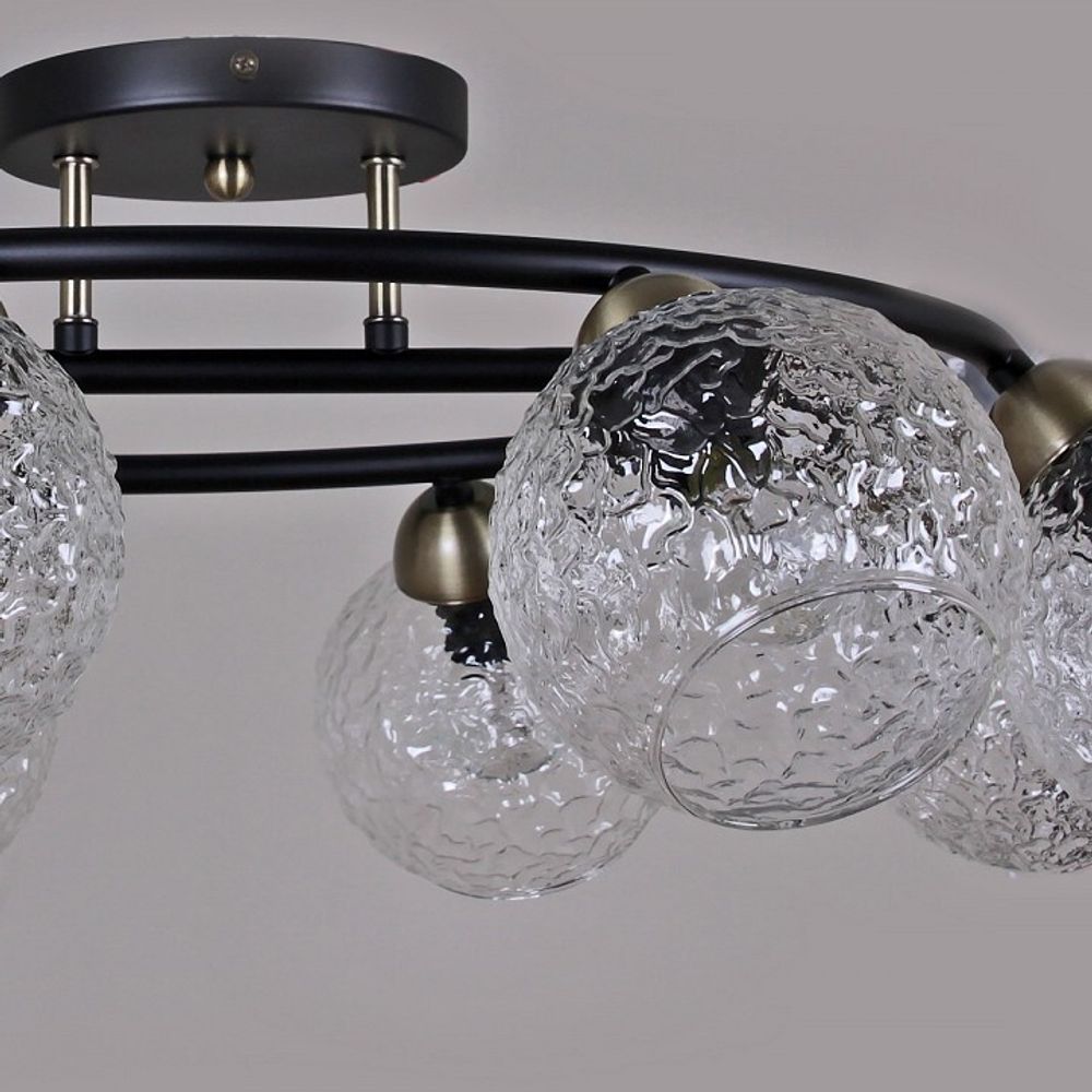 Потолочная люстра ILLUMICO  IL0296-8CSQ-79 BK AB