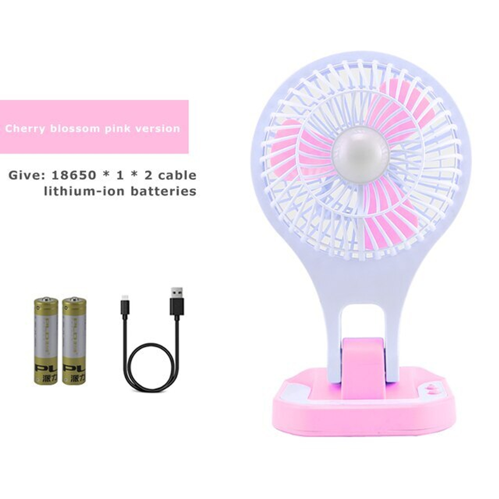 Вентилятор аккумулят. + светильник NGY HYF-AF001