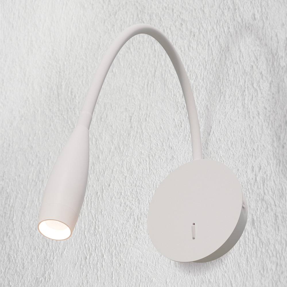 200336 Бра OMEGA LED 3W 160LM G БЕЛЫЙ 3000K