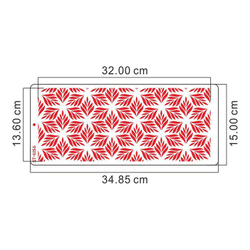 Трафарет для декора торта №56