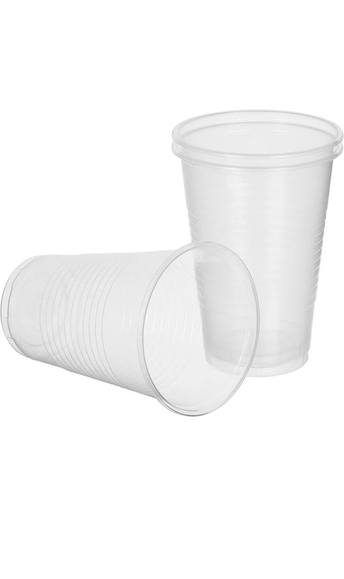 СТАКАН ПЛАСТИКОВЫЙ 200 мл. ХРУСТАЛИК 50/2400 шт.