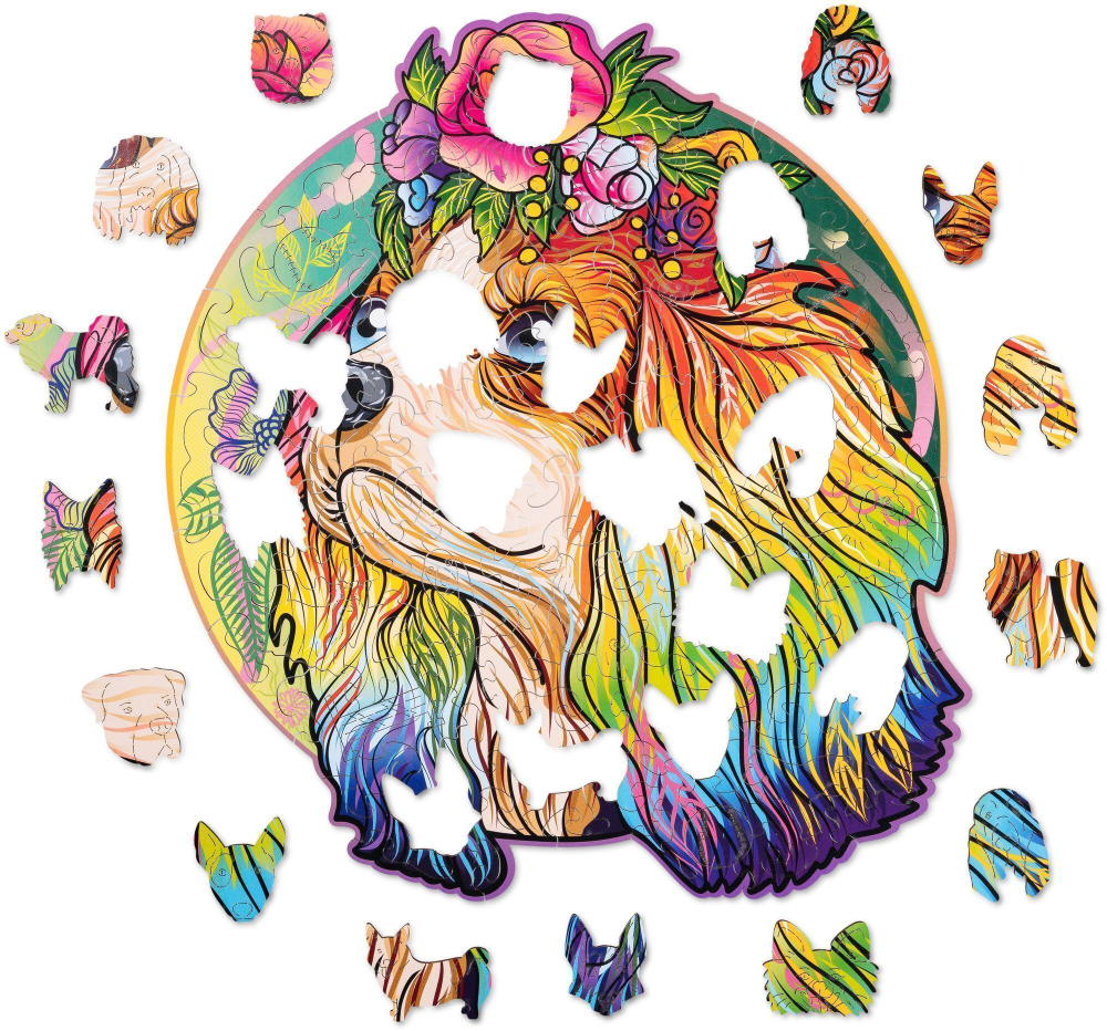 Деревянный пазл Wood Trick Щенок Белла (Кинг Чарльз) (27x23 см)