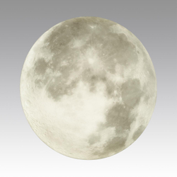 3084/DL PALE SN 000 Светильник пластик/белый/серый LED 48Вт 4000К D380 IP43 MOON