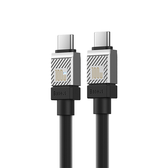 Кабель Baseus Coolplay Series Fast Charging Cable USB Type-C to USB Type-C 100W 2 м черный (CAKW000301)