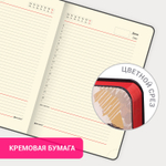 Ежедневник недатированный B6 (127х186 мм) BRAUBERG VISTA под кожу гибкий 136 л. "Jazz" (2 штуки в упаковке)