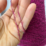 DREAMER - Luxury Production by Ri.Go; 50% меринос, 50% шёлк; 700м/100гр; Травка; col. 80426, цвет: яркий инжир