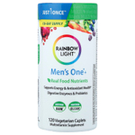 Rainbow Light, Men's One®+, питательные вещества из натуральных продуктов, 120 вегетарианских капсул