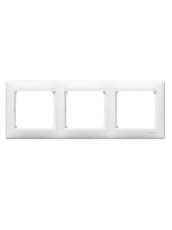 77 4453 Рамка 3 поста белая