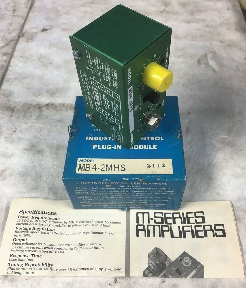 MB4 2MHSPHOTOELECTRIC AMPLIFIER LOGIC MODULE