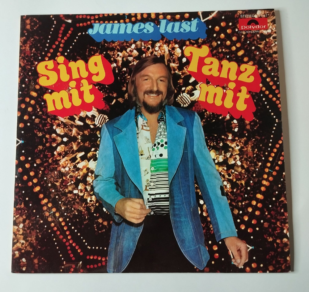 Винтажная виниловая пластинка LP James Last Джеймс Ласт Sing Mit Tanz Mit (Germany 1976)