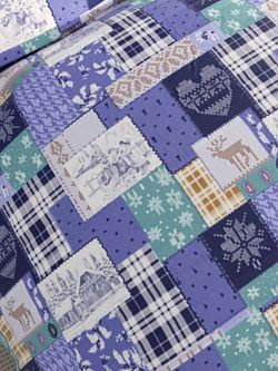 Наволочка комплект 2шт Сказка "Зимний пейзаж" 40х60 см, перкаль