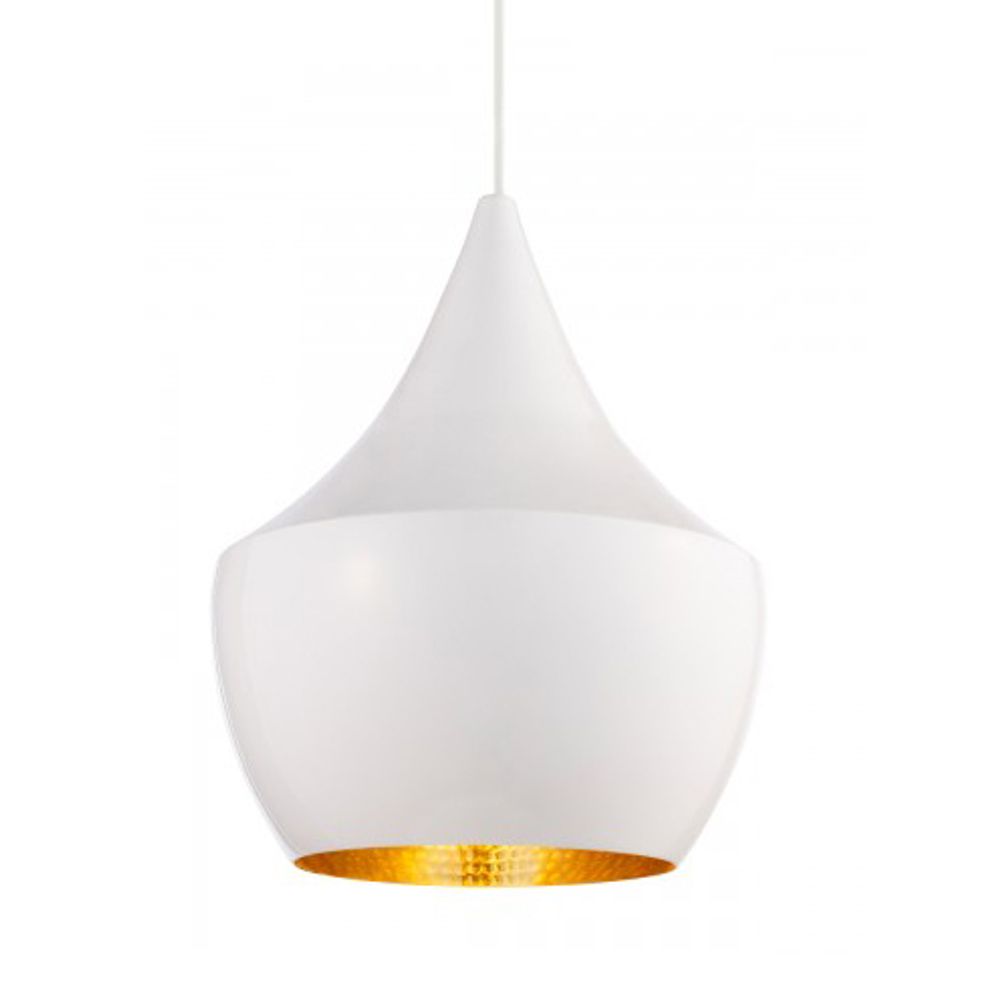 Подвесной дизайнерский светильник  Beat Light Fat by Tom Dixon (белый)