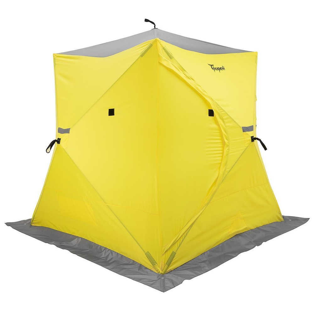 Палатка зимняя PIRAMIDA 2,0х2,0 yellow/gray (TR-ISP-200YG) Трофей