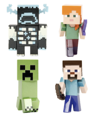 Набор Фигурок Minecraft Figures (4 Packs)