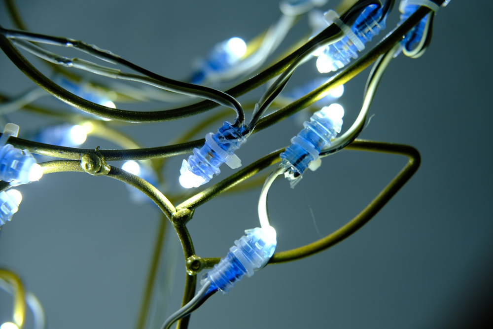 Фигура светодиодная внешняя Олень 70см 80LED, на металлическом каркасе,холодный белый, постоянное св