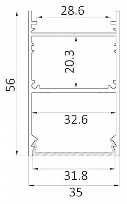 Накладной светильник 6063 LINE 3556 0412646