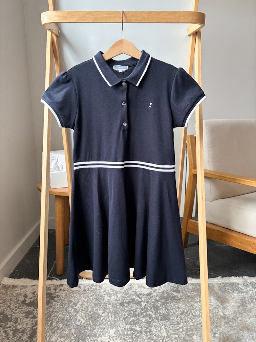 Хлопковое платье-поло Jacadi, 140